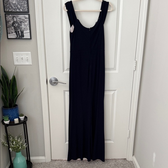 City Studio Navy Blue Evening Gown – Formal Prom, Bridesmaid, or Ball Dress - Picture 3 of 3